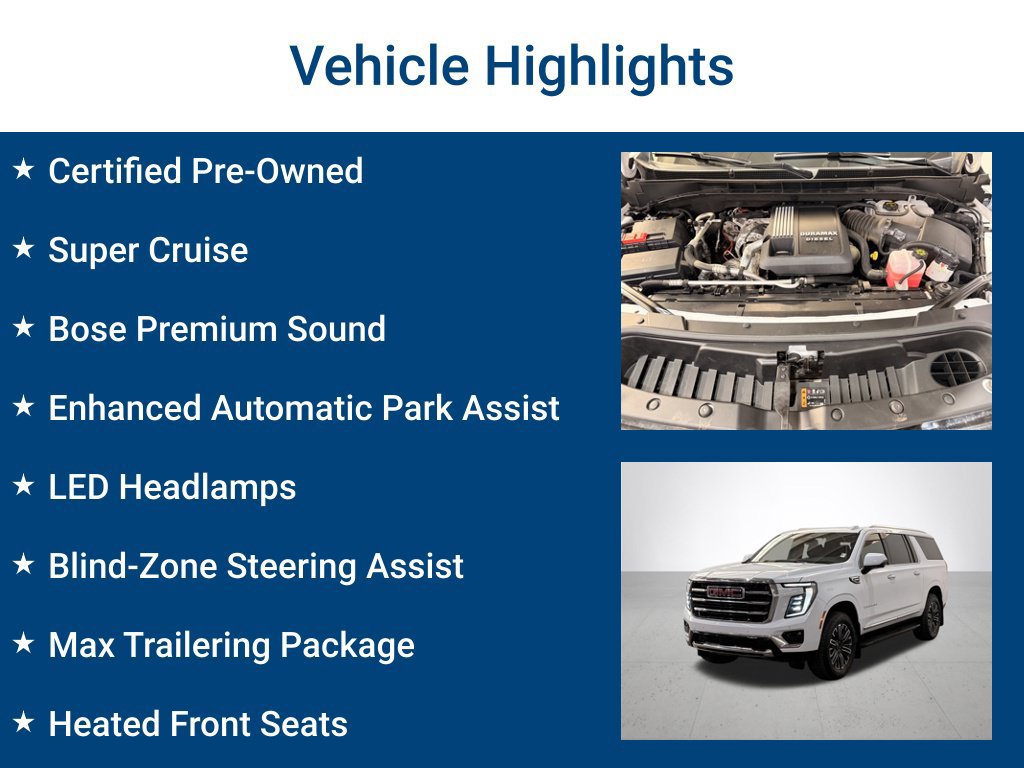 Certified 2025 GMC Yukon XL Elevation AWD/4WD image 3