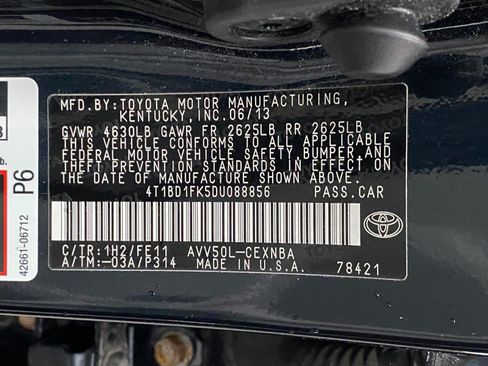 Used 2013 Toyota Camry LE FWD image 28