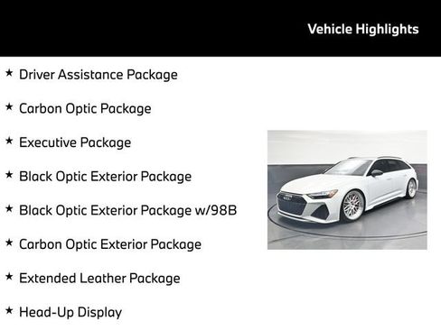 Used 2022 Audi RS 6 w/ Carbon Optic Package AWD/4WD image 5