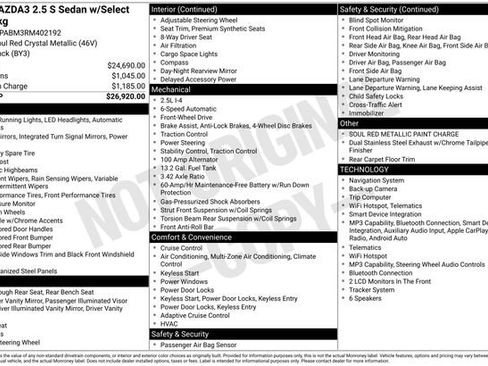 Used 2024 MAZDA MAZDA3 s FWD image 3