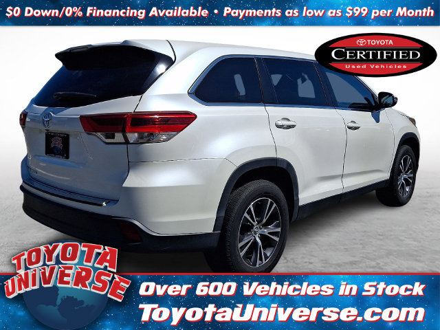 Certified 2019 Toyota Highlander LE w/ Carpet Mat Package (TMS) FWD image 4