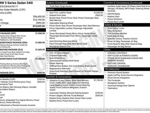 Used 2017 BMW 540i image 4
