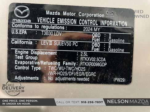 Certified 2024 MAZDA CX-30 AWD 2.5 S w/ Select Sport Pkg image 51