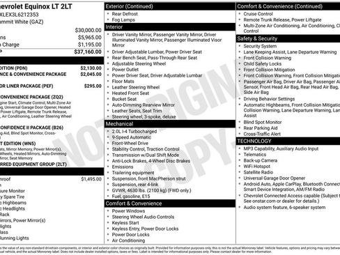 Used 2020 Chevrolet Equinox LT w/ Sport Edition FWD image 7