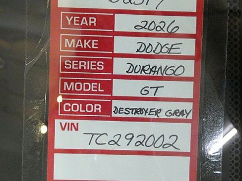 New 2026 Dodge Durango GT AWD/4WD image 33