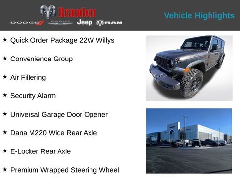 New 2026 Jeep Wrangler Willys image 2