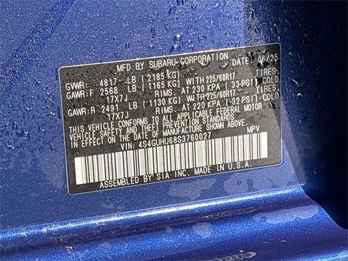 Certified 2025 Subaru Crosstrek 2.5i Wilderness w/ Wilderness Package image 31