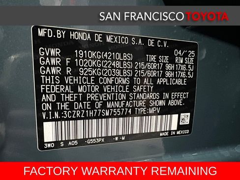 Used 2025 Honda HR-V EX-L image 42