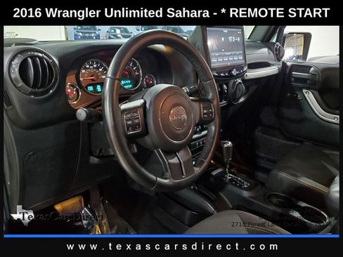 Used 2016 Jeep Wrangler Unlimited Sahara w/ Connectivity Group image 7