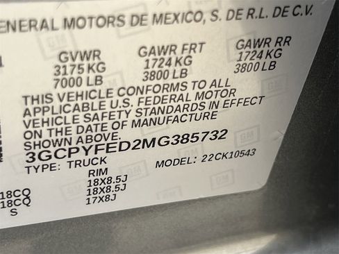 Used 2021 Chevrolet Silverado 1500 LT Trail Boss w/ Convenience Package II image 14