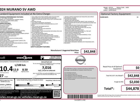 Used 2024 Nissan Murano SV image 29