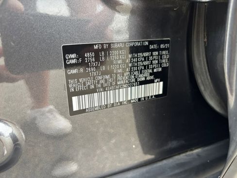 Used 2021 Subaru Outback Premium image 17