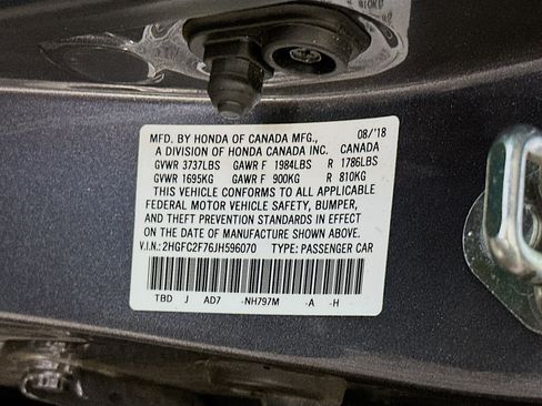 Used 2018 Honda Civic EX image 12