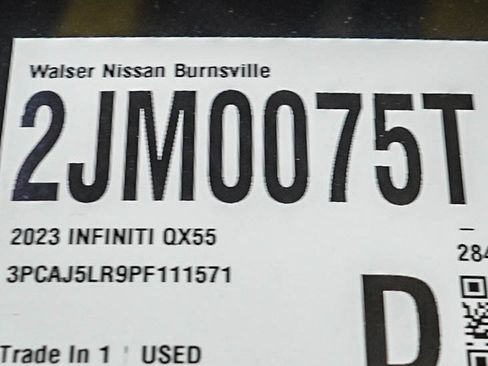 Used 2023 INFINITI QX55 Sensory AWD/4WD image 35