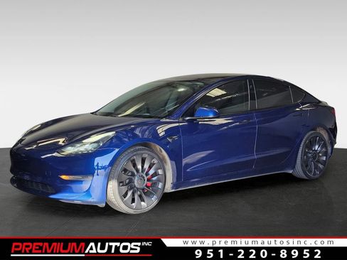 Used 2021 Tesla Model 3 Performance AWD/4WD image 1