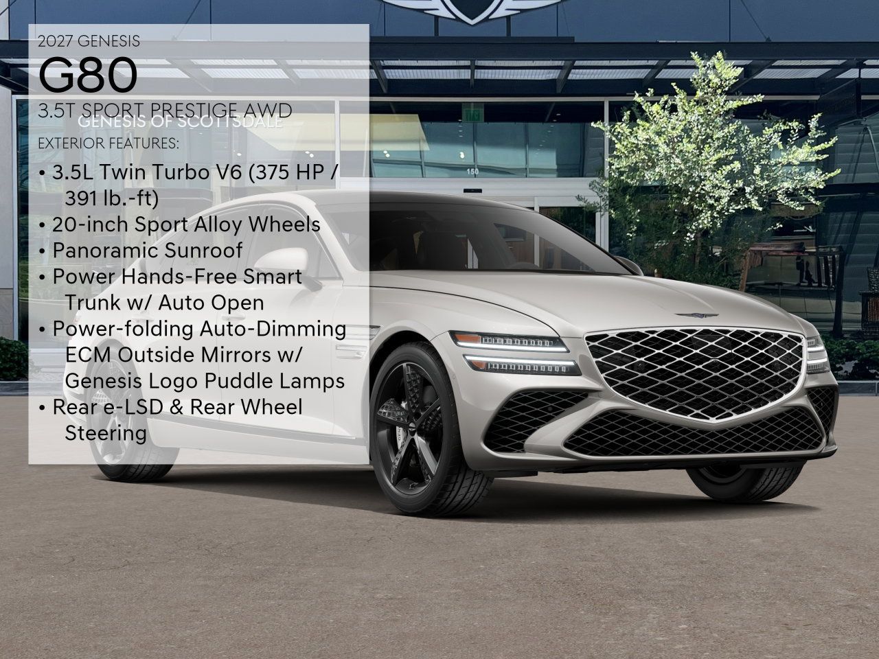New 2027 Genesis G80 3.5T Sport Prestige AWD/4WD image 3