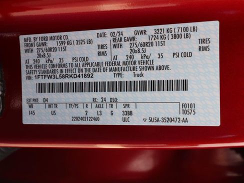 Used 2024 Ford F150 XLT w/ Equipment Group 302A MID image 24