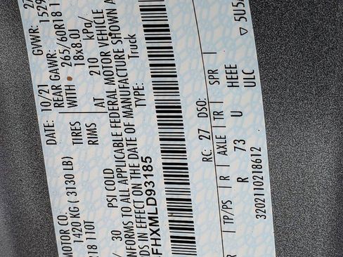 Used 2021 Ford Ranger Lariat w/ Equipment Group 501A High image 37