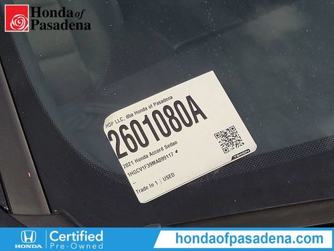 Certified 2021 Honda Accord Sport image 31