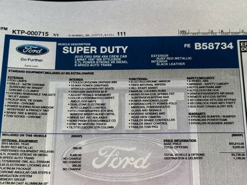 Used 2015 Ford F350 Platinum image 43