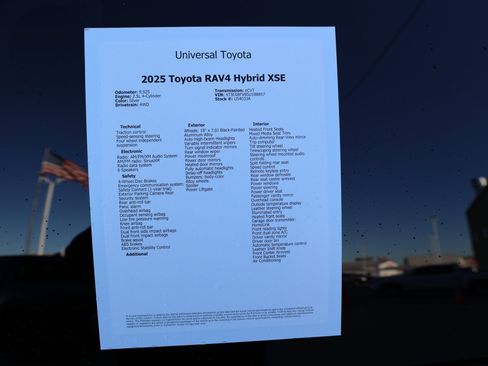 Certified 2025 Toyota RAV4 XSE image 47