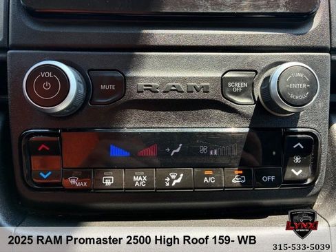Used 2025 RAM ProMaster 2500 w/ Convenience Group FWD image 19