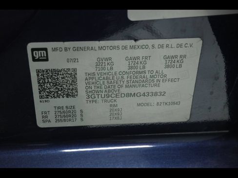 Used 2021 GMC Sierra 1500 Elevation w/ LPO, Elevation Black Package AWD/4WD image 32