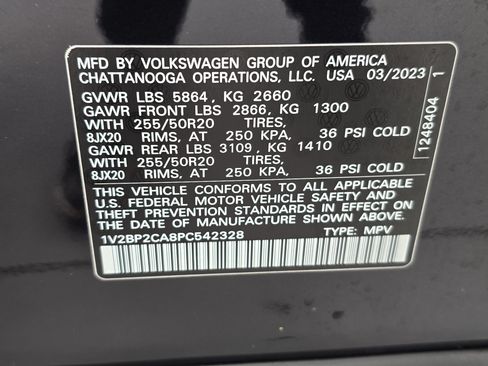 Used 2023 Volkswagen Atlas SEL AWD/4WD image 38