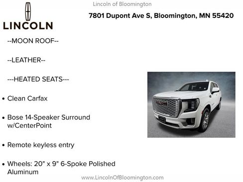 Used 2024 GMC Yukon Denali AWD/4WD image 5