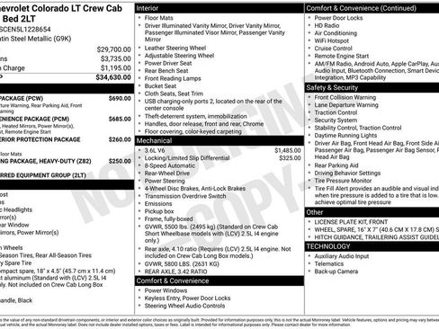 Used 2020 Chevrolet Colorado LT w/ Safety Package image 41