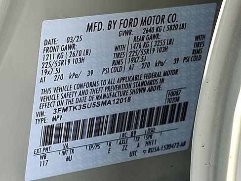 Used 2025 Ford Mustang Mach-E Premium AWD/4WD image 27