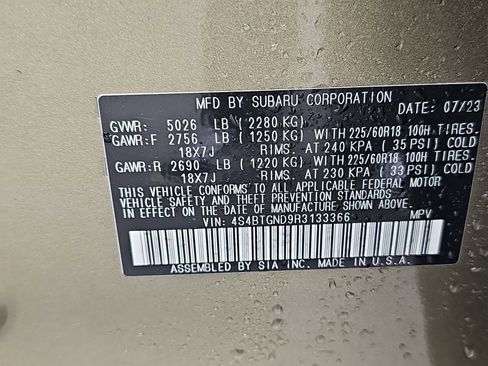 Used 2024 Subaru Outback Limited XT image 16