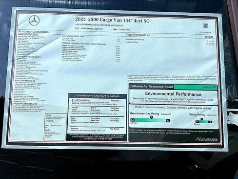 New 2025 Mercedes-Benz Sprinter 2500 image 18