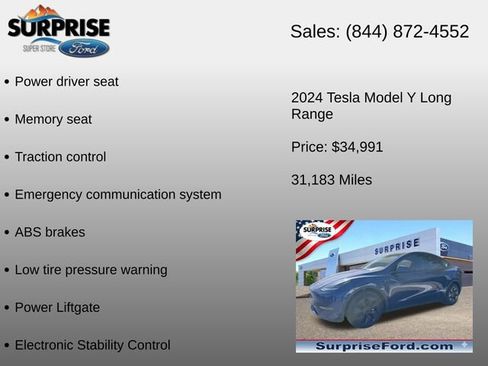 Used 2024 Tesla Model Y Long Range RWD image 12
