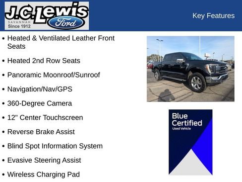 Certified 2023 Ford F150 Lariat w/ Equipment Group 502A High image 35