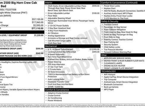 New 2026 RAM 2500 Big Horn AWD/4WD image 6
