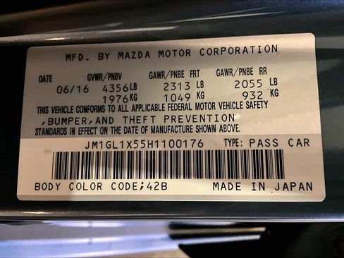 Used 2017 MAZDA MAZDA6 Grand Touring FWD image 33