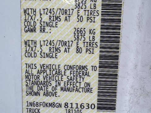 Used 2016 Nissan NV 1500 S w/ Power Package image 18