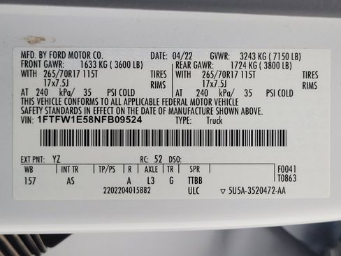 Used 2022 Ford F150 XL AWD/4WD image 33