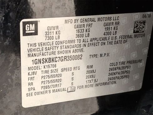 Used 2016 Chevrolet Tahoe LT w/ Max Trailering Package image 42