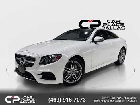 Used 2019 Mercedes-Benz E 450 4MATIC Coupe w/ AMG Line Package image 2