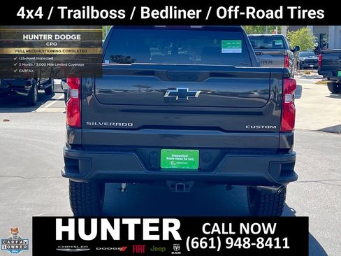 Used 2021 Chevrolet Silverado 1500 Custom Trail Boss AWD/4WD image 6