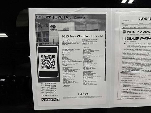 Used 2015 Jeep Cherokee Latitude image 13