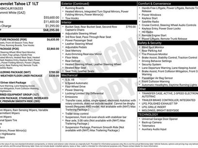 Used 2018 Chevrolet Tahoe LT w/ LT Signature Package