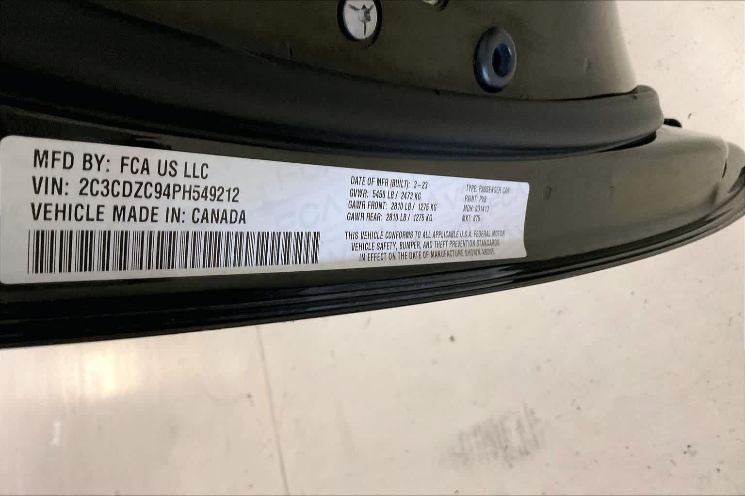 Used 2023 Dodge Challenger SRT Hellcat RWD image 61