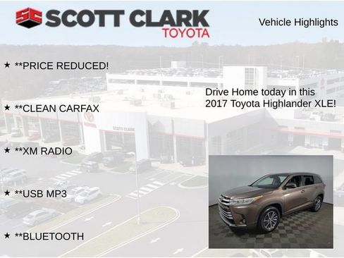 Used 2017 Toyota Highlander XLE FWD image 7