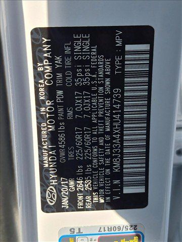 Used 2017 Hyundai Tucson SE Plus w/ Cargo Package FWD image 30