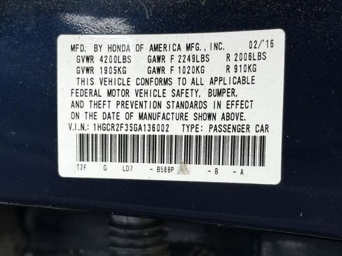 Used 2016 Honda Accord LX image 15