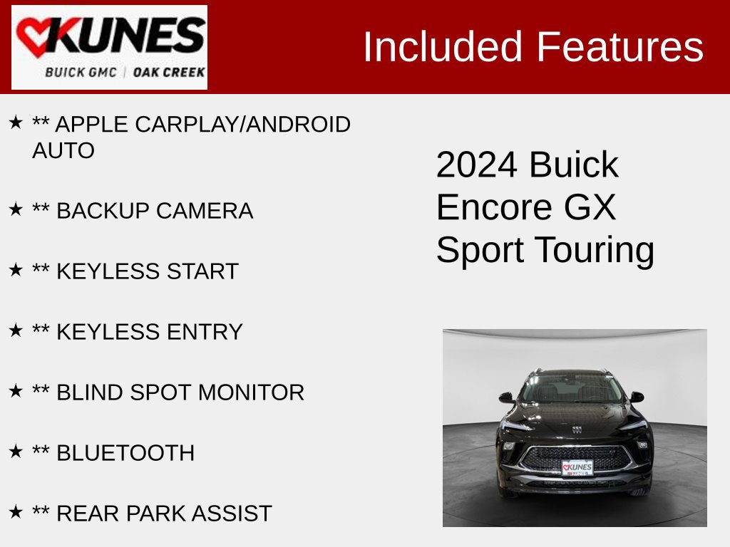 Used 2024 Buick Encore GX Sport Touring AWD/4WD image 2