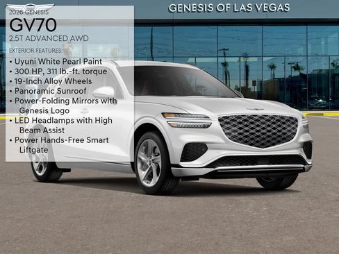 New 2026 Genesis GV70 2.5T Advanced AWD/4WD image 3